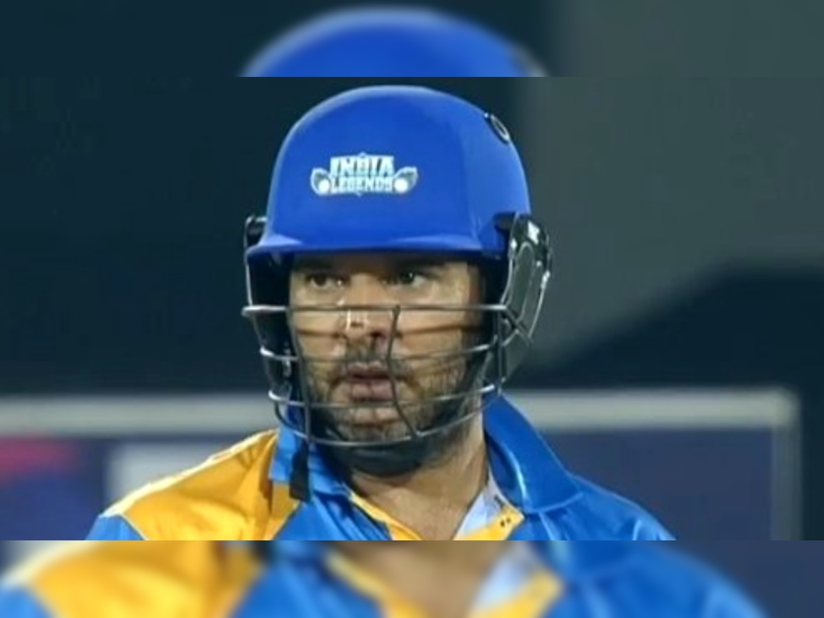 Road Safety World Series: Yuvraj Singh smashes 4 sixes in a row, watch video