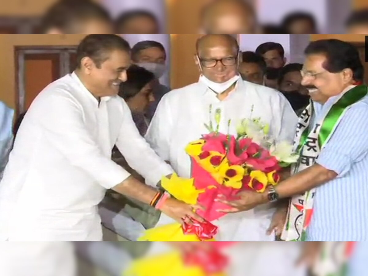 Kerala Assembly Elections 2021: Former Congress leader PC Chacko joins NCP in presence of Sharad Pawar