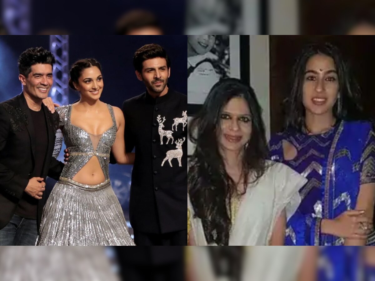 Sara Ali Khan's aunt Saba Ali Khan gushes over Kartik Aaryan as he turns showstopper at LFW 2021