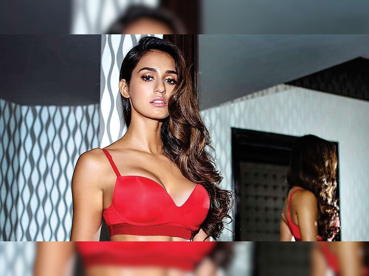 Disha Patani oozes oomph in peach bikini, fans lose  their calm over her hot curves