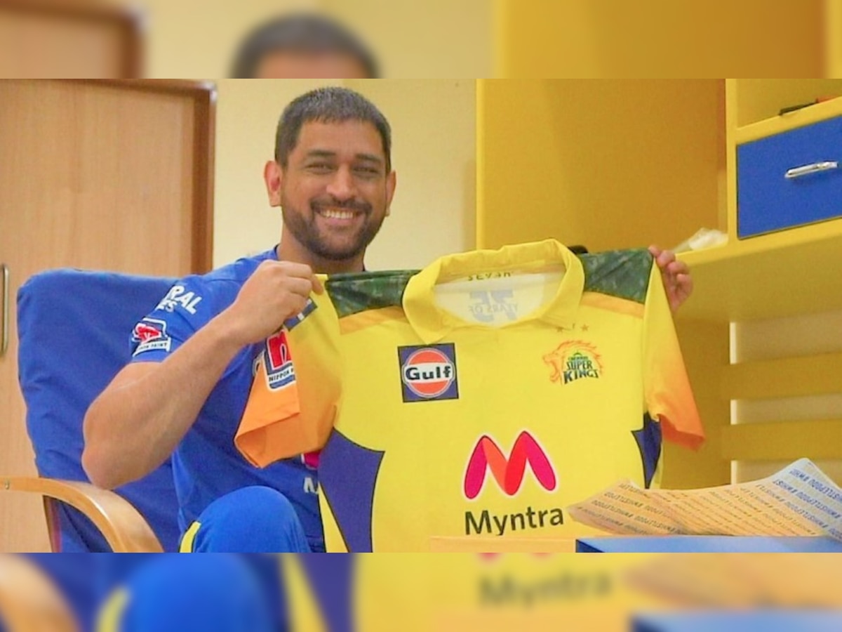 IPL 2021: 'Thala' MS Dhoni unveils new CSK jersey, features camouflage as tribute to Indian armed forces