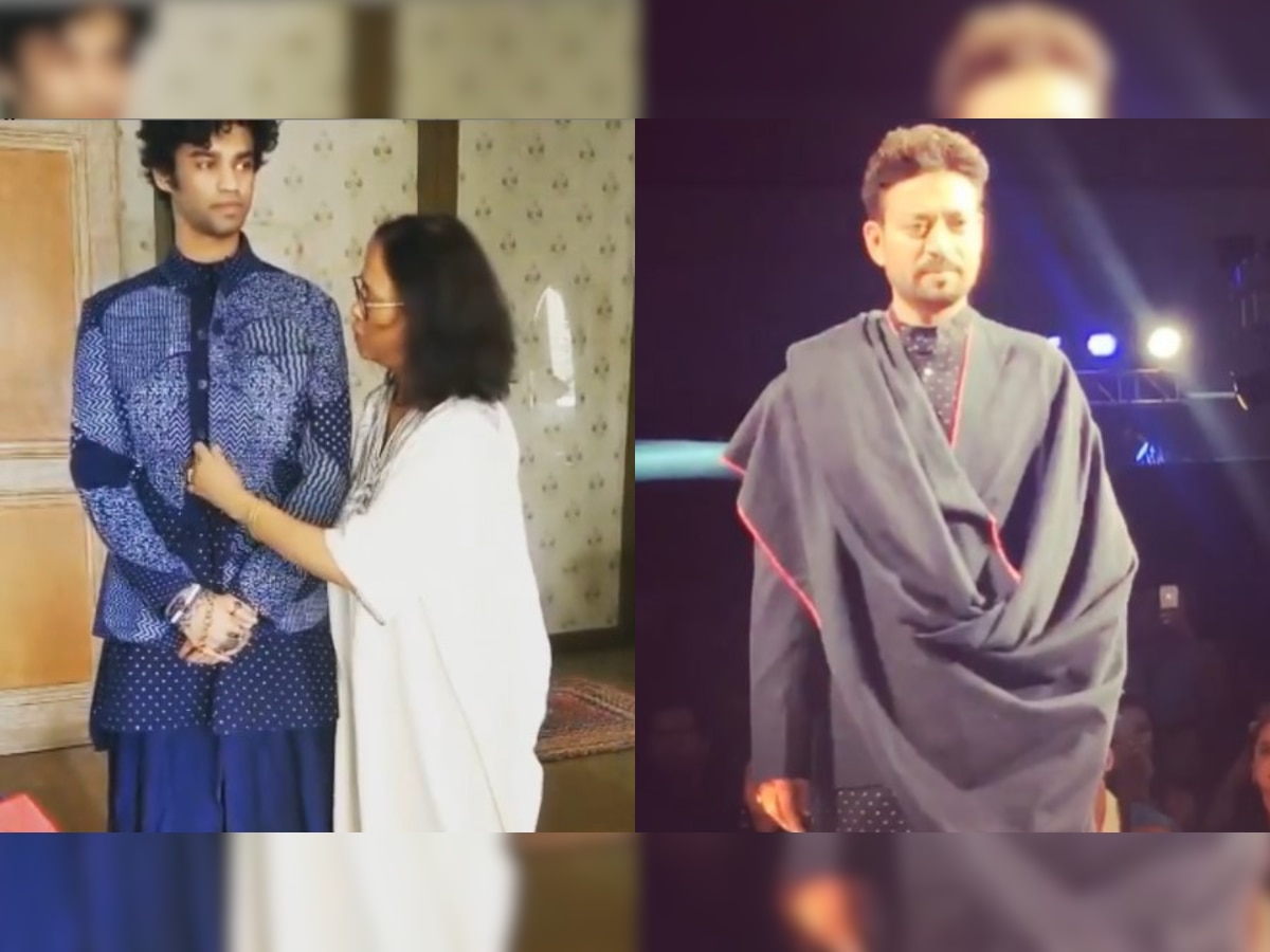 Babil Khan recycles late father Irrfan Khan's old showstopper outfit to attend Filmfare Awards, pens touching note