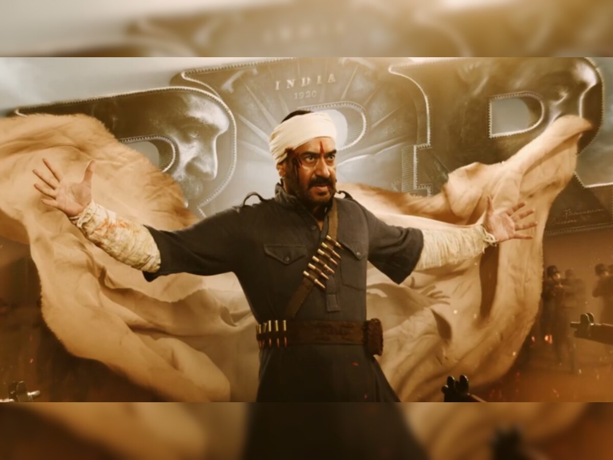 SS Rajamouli unveils ferocious first motion poster of Ajay Devgn from 'RRR' on his 52nd birthday