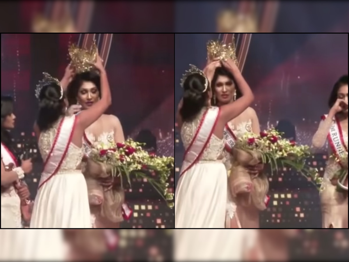 Video: Mrs Sri Lanka winner suffers head injuries after Mrs World strips off her crown over divorce claim