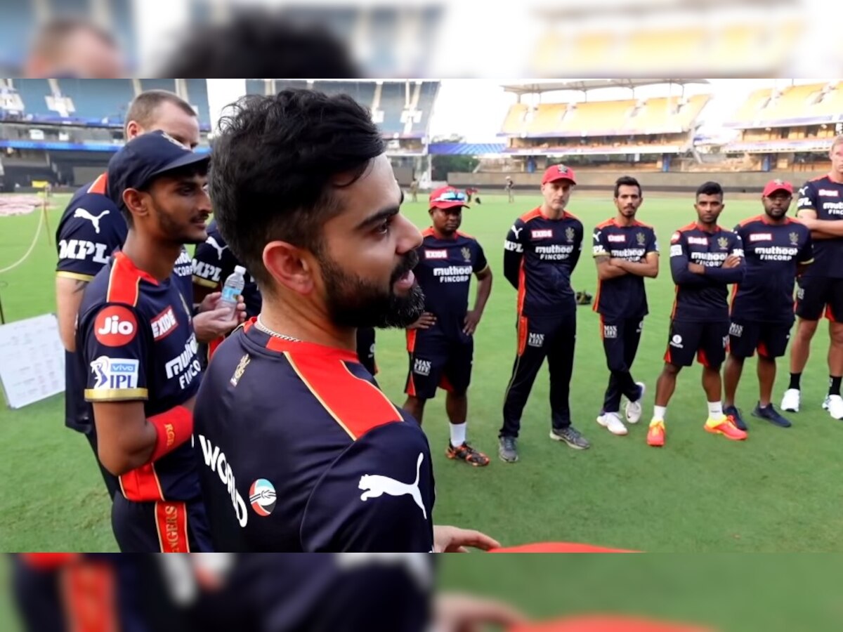 Watch: Virat Kohli's electrifying pep talk ahead of RCB's first game in IPL 2021 to side's new players