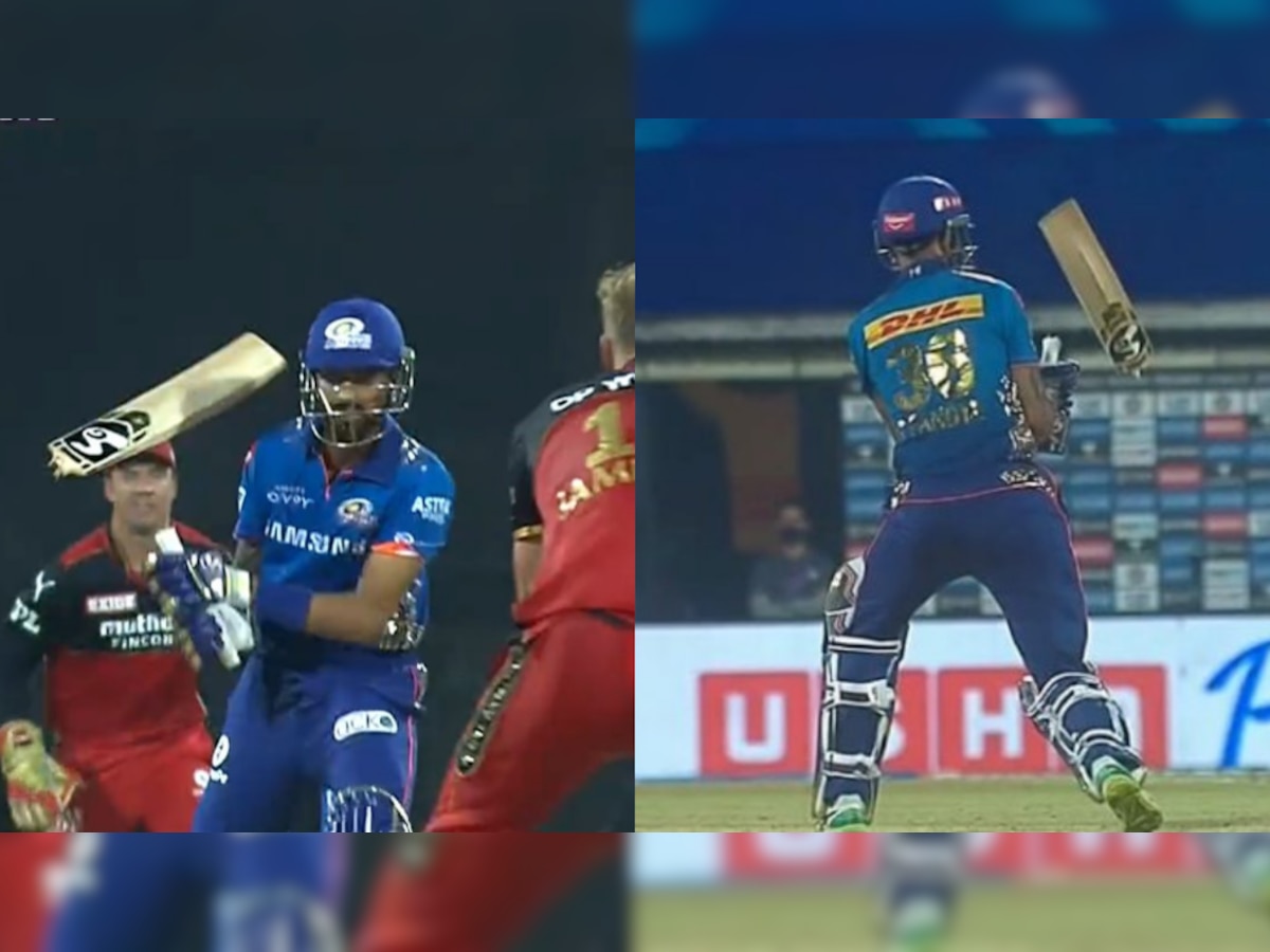 Watch: Kyle Jamieson breaks Krunal Pandya's bat on IPL debut for RCB