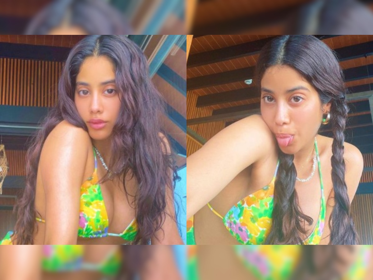 Janhvi Kapoor ups the glamour quotient as she turns into 'island girl' in sexy green bikini