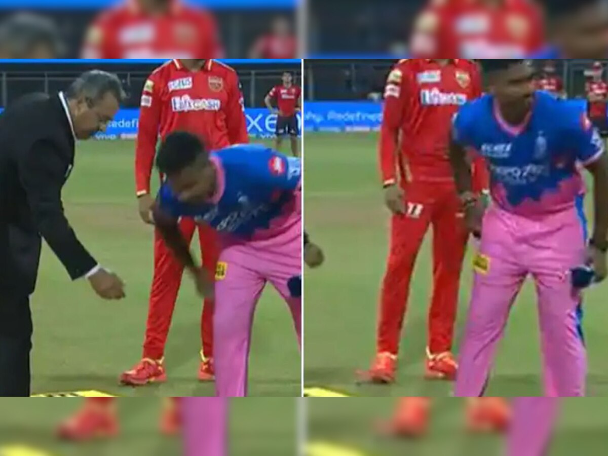 Ipl 2021 Rr Vs Pbks Sanju Samson Keeps Coin In His Pocket After Toss Leaves Match Referee In 