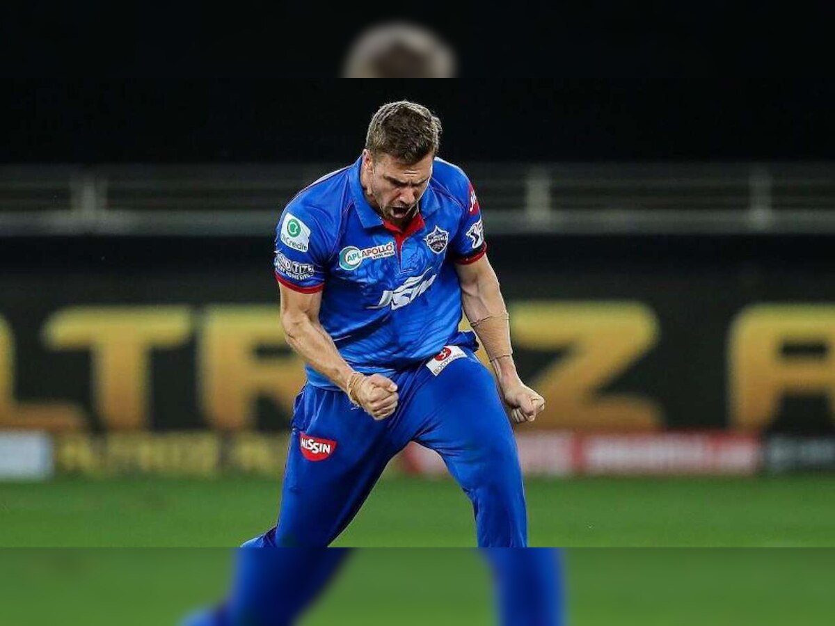 IPL 2021: Delhi Capitals' Anrich Nortje tests COVID-19 negative, joins team's bio-bubble