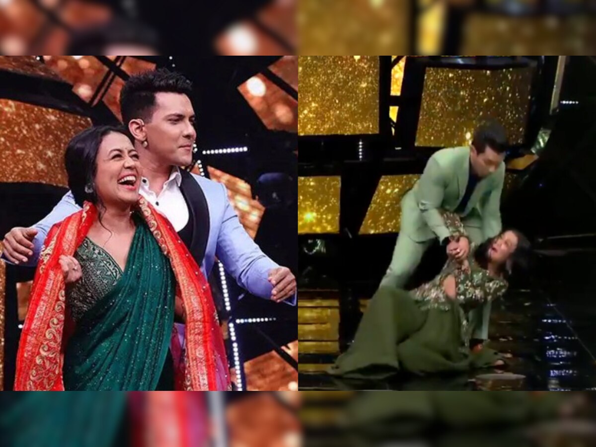 Neha Kakkar Falls On The Stage While Dancing With Aditya Narayan In Viral Throwback Video From 