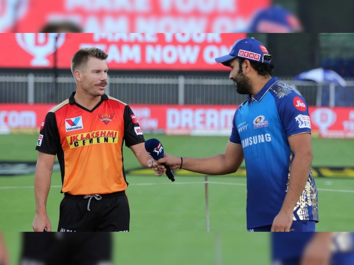IPL 2021: Mumbai Indians win toss, opt to bat; SRH make FOUR changes, Milne in for MI