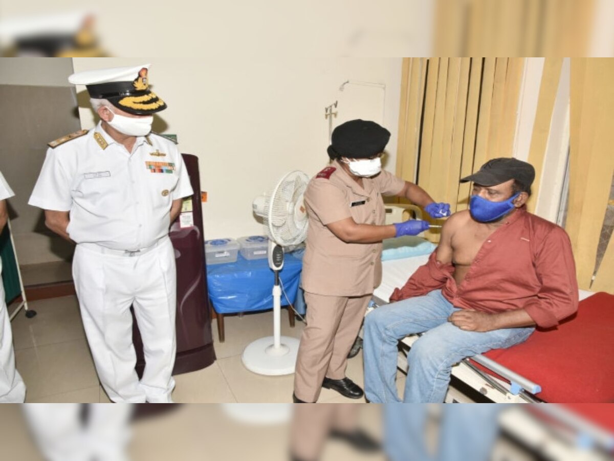 All Navy personnel inoculated with first dose of COVID-19 vaccine: Officials