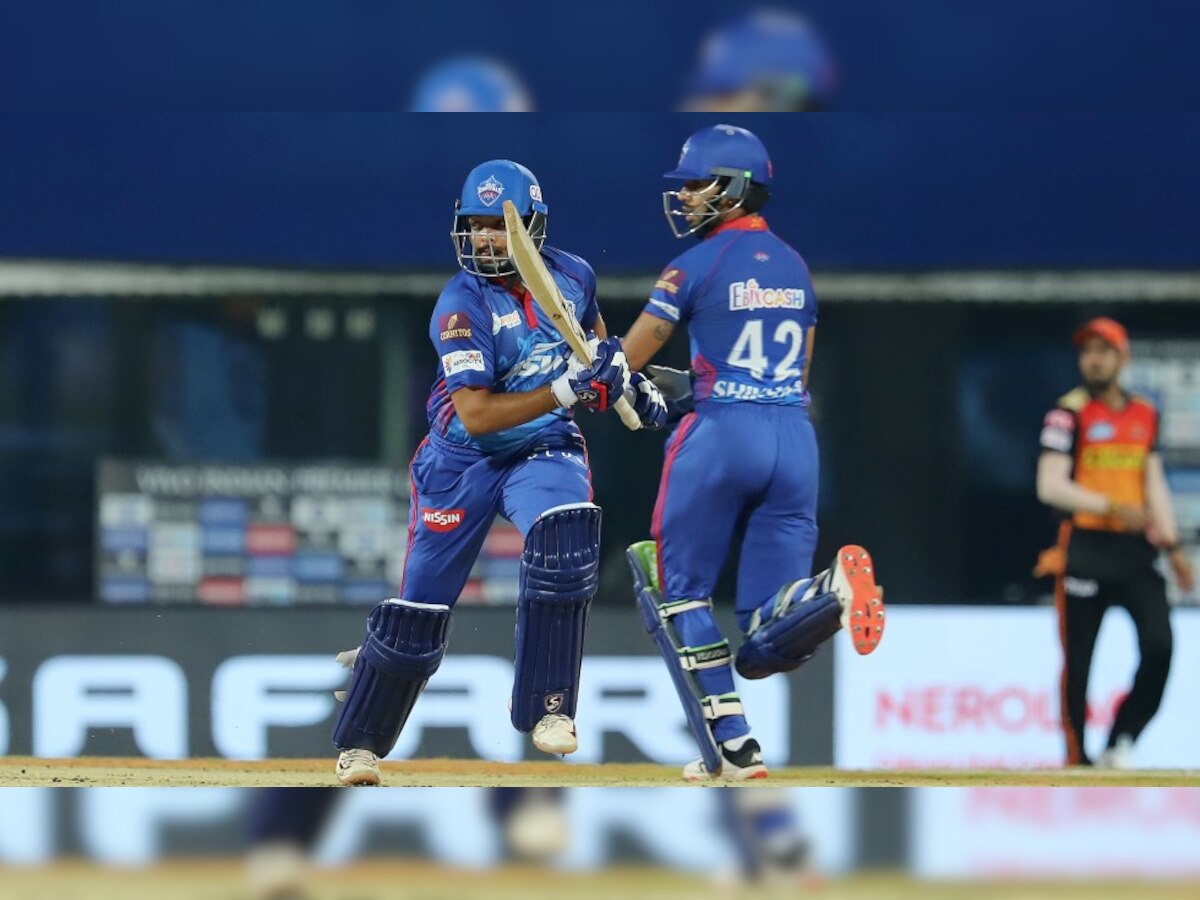 IPL 2021: Delhi Capitals struggle after Prithvi Shaw's fifty, post 159 vs Sunrisers Hyderabad