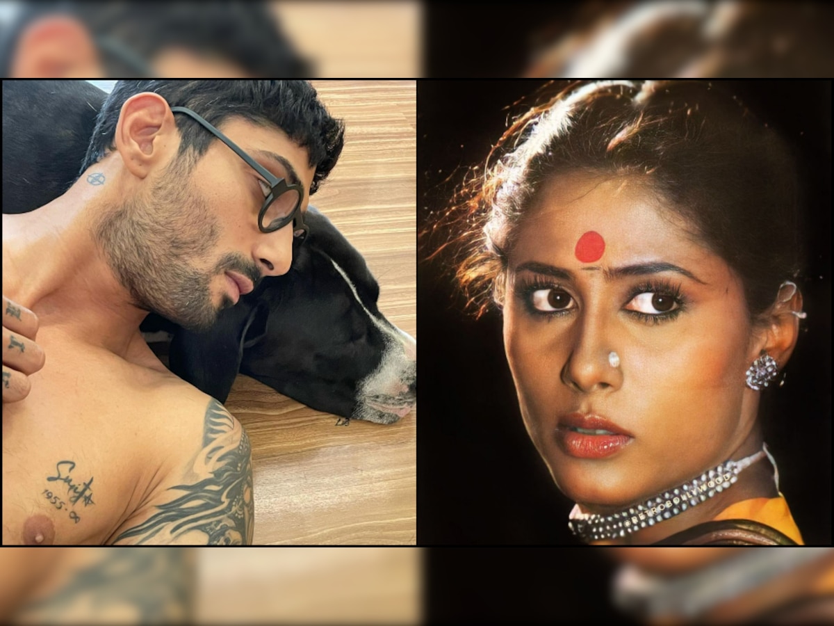 Prateik Babbar inks mother Smita Patil's name on his 'heart'