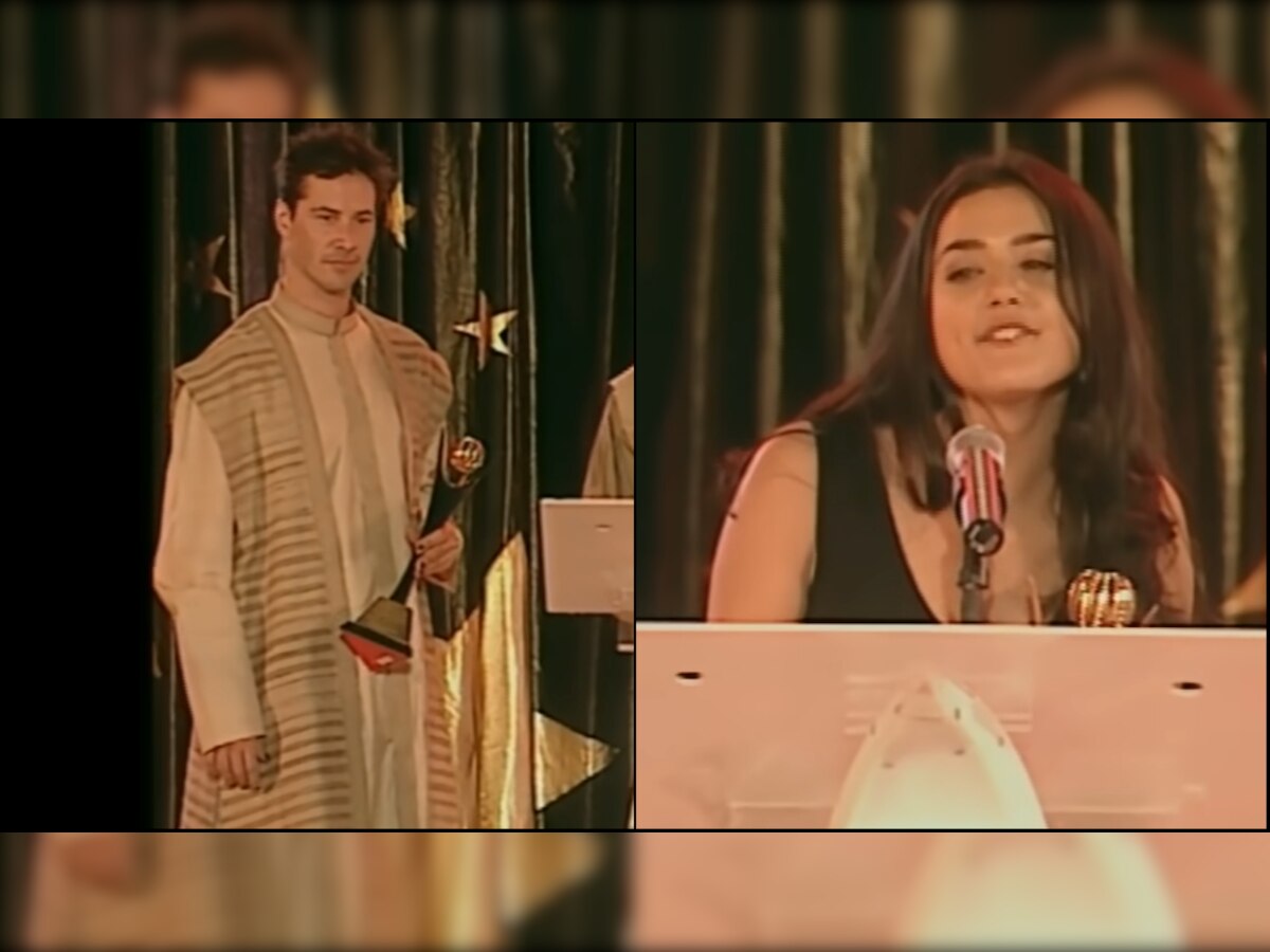 Throwback Thursday: When kurta-pyjama clad Keanu Reeves presented Preity Zinta with Best Debut award