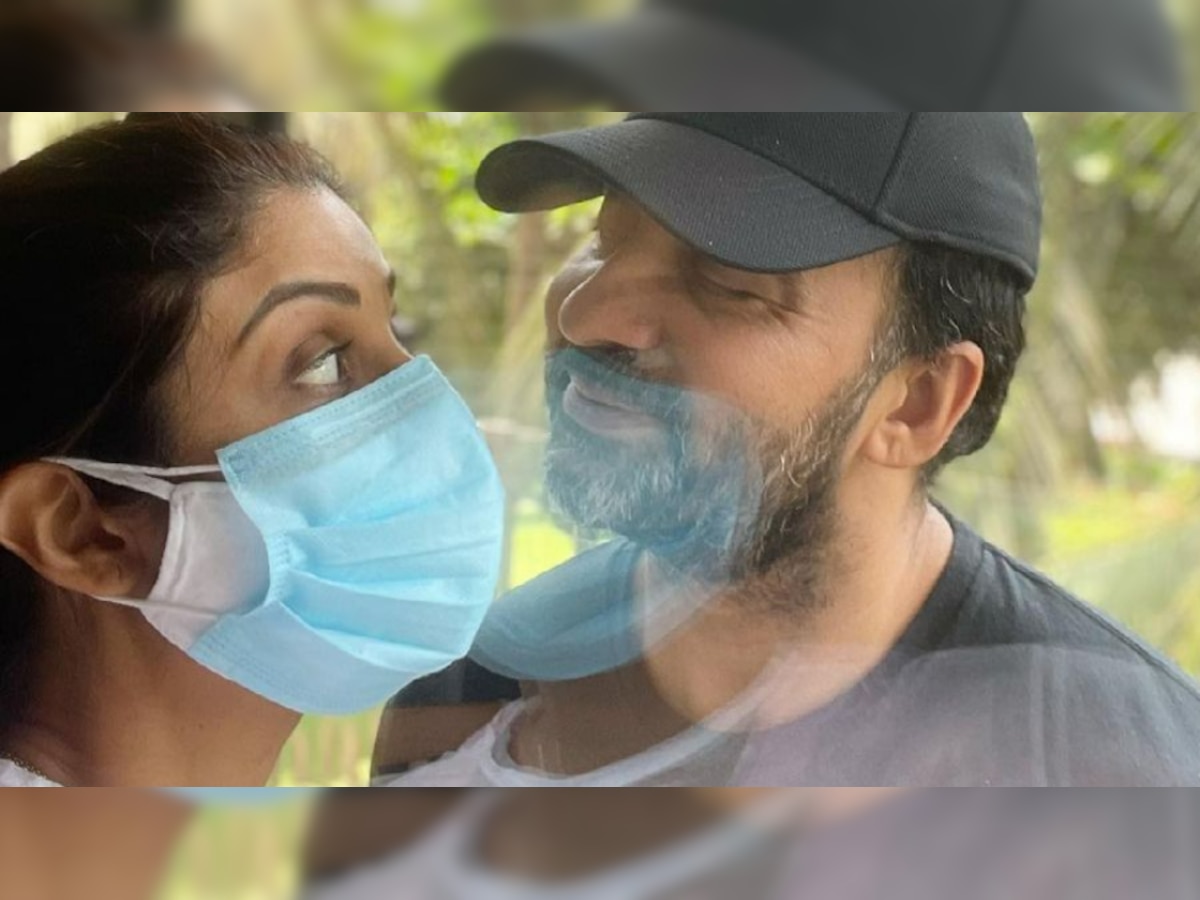 It's 'love in the time of corona' for Shilpa Shetty-Raj Kundra, see cute photo