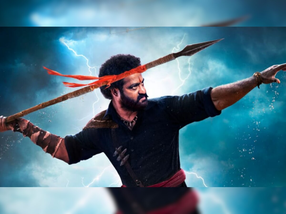 'RRR': SS Rajamouli unveils the intense look of Komaram Bheem on Jr NTR's birthday