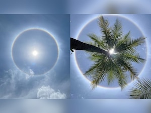 Solar rings: Bengaluru witnesses rare atmospheric phenomenon 'Sun Halo'