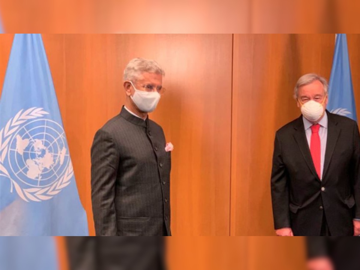 Jaishankar discusses India's August UNSC presidency with UN SG; extends support for his re-election