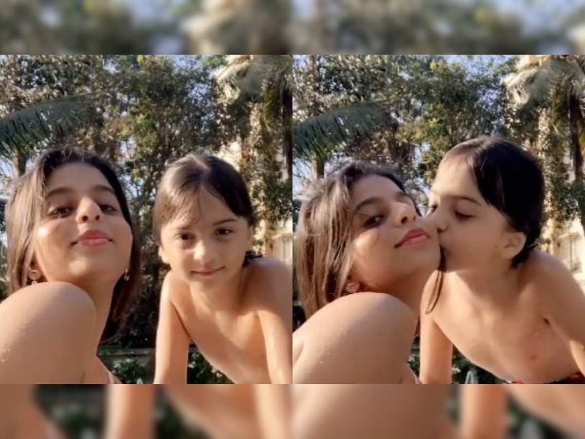 VIRAL: Suhana Khan wishes little brother AbRam on his birthday, shares adorable video