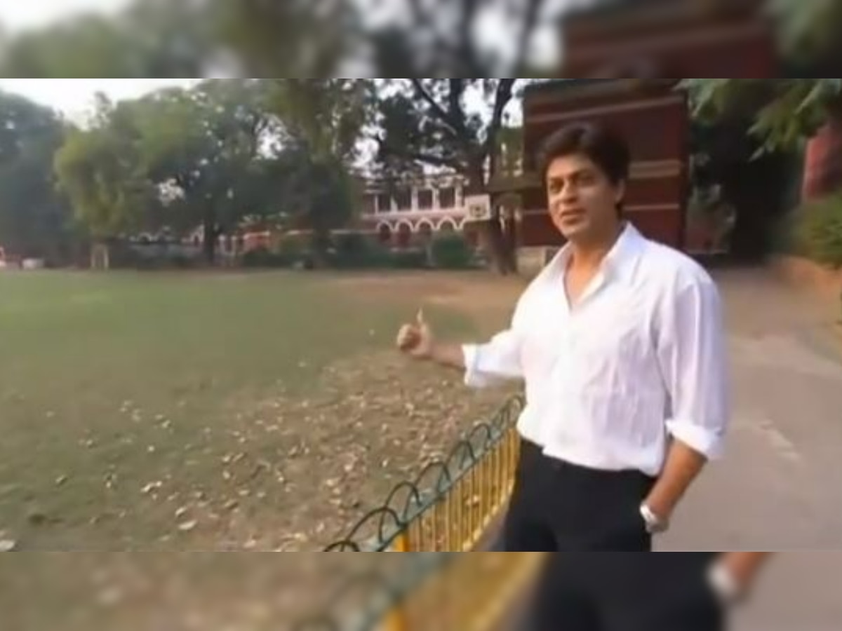 VIRAL: When Shah Rukh Khan took a trip down memory lane and revisited his school St Columba's in Delhi