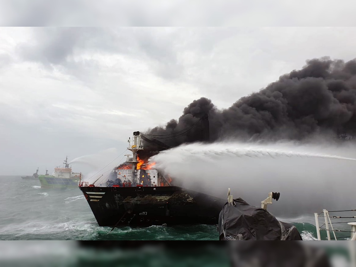 Colombo ship fire appears under control, no oil spill says Indian Coast Guard