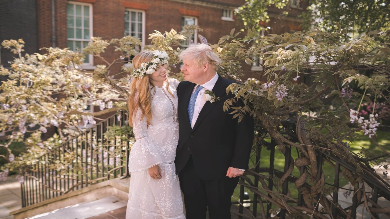 In Pics: UK PM Boris Johnson marries fiancee Carrie ...