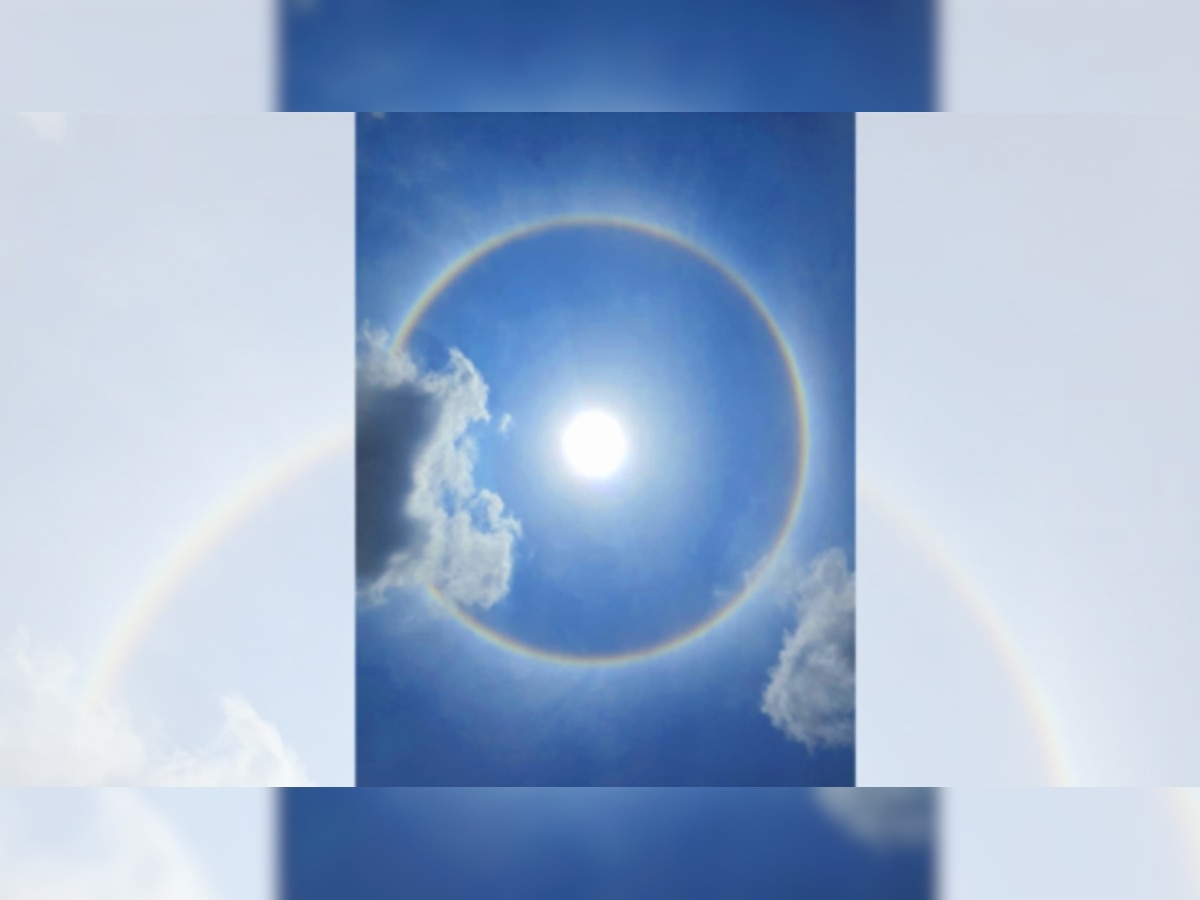 After Bengaluru, Hyderabad witnesses rare ‘22 degree halo’ around Sun