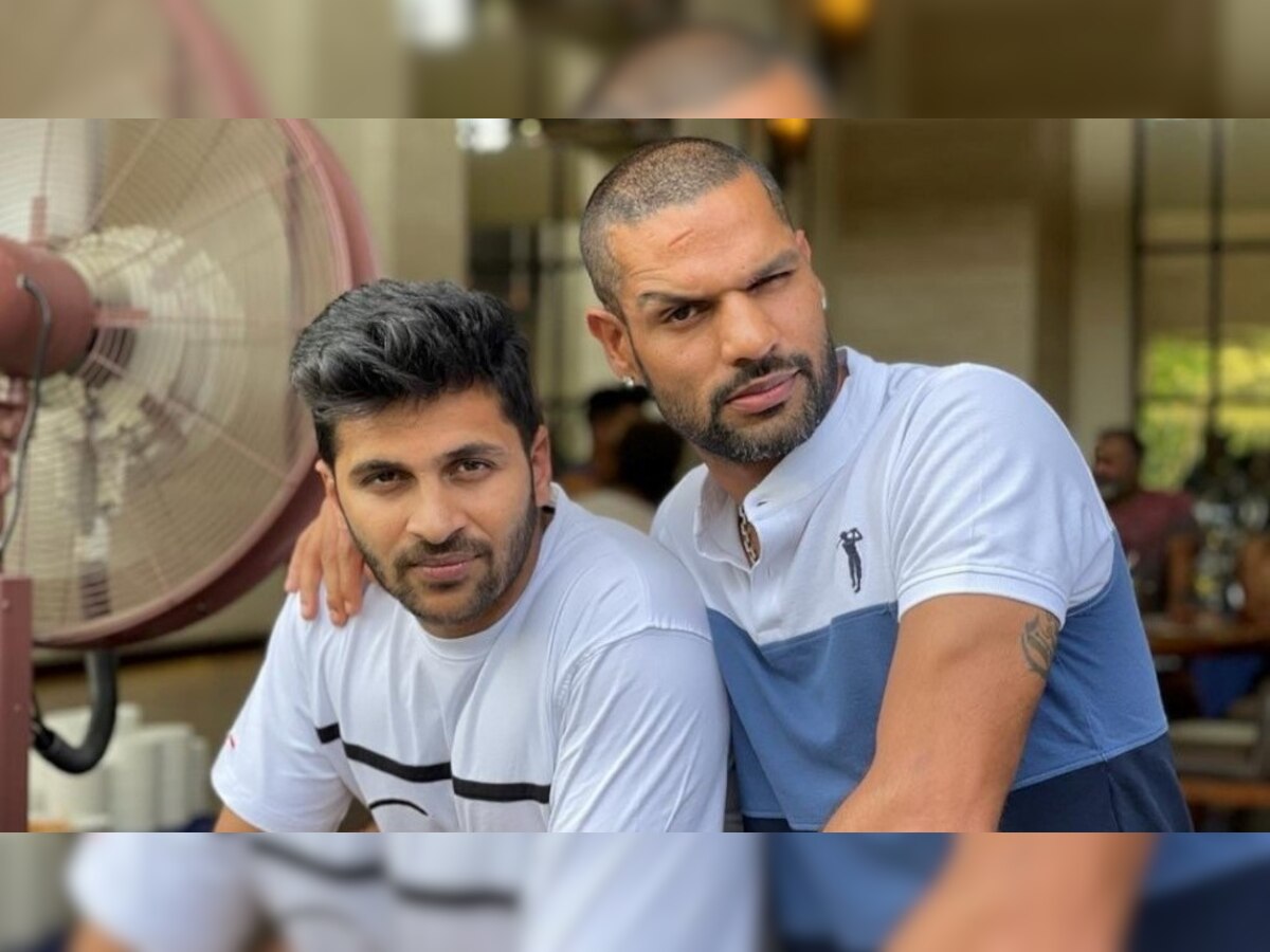 'Gabbar' Shikhar Dhawan posts picture with Shardul 'Thakur', Kedar Jadhav has an epic response