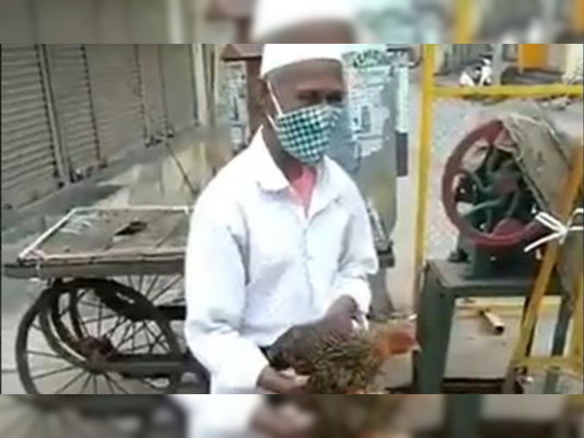 Watch: Karnataka man’s reason to step outside with his pet hen in lockdown, leaves cops in splits