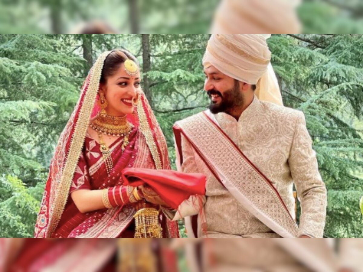 FIRST PHOTO: Yami Gautam ties the knot with 'Uri' director Aditya Dhar