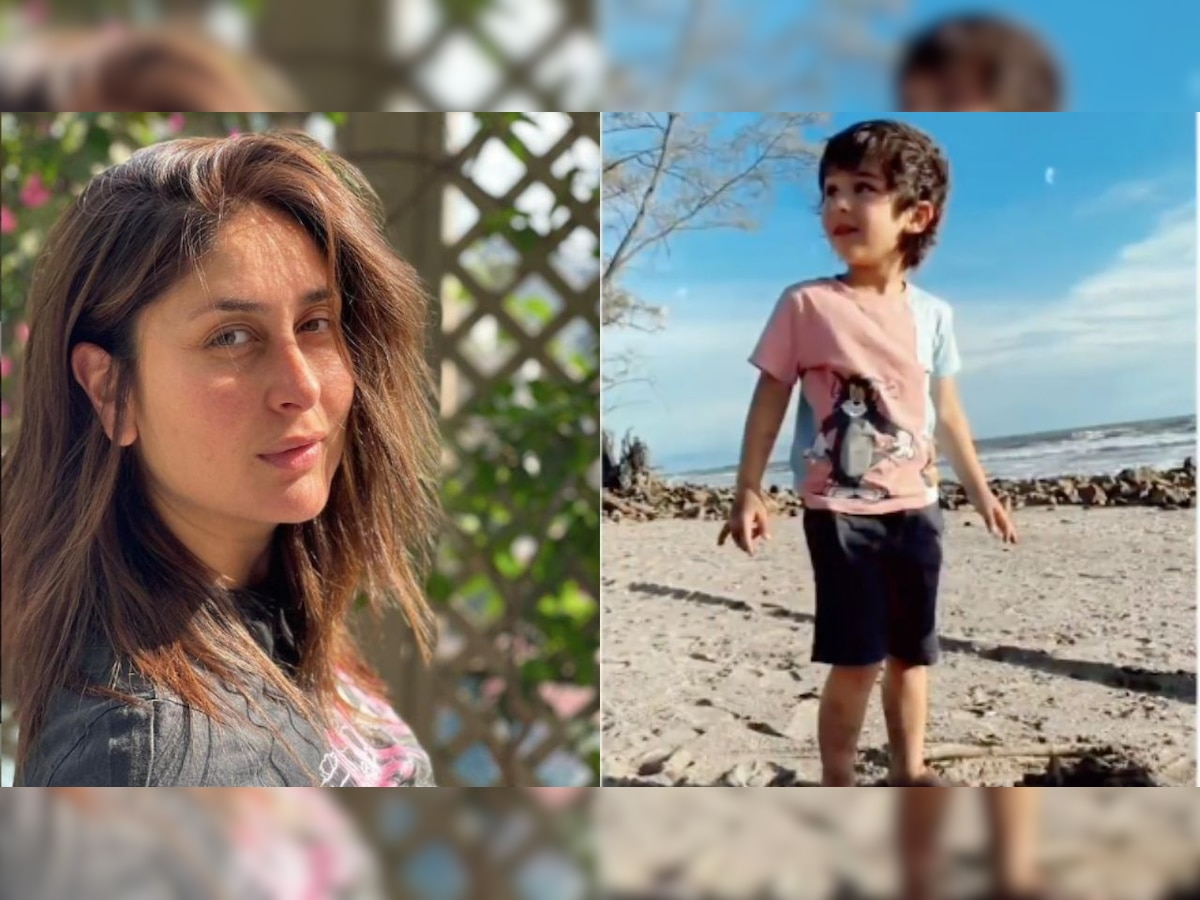 Kareena Kapoor Khan shares cute video of Taimur Ali Khan trying to build a sandcastle on World Environment Day
