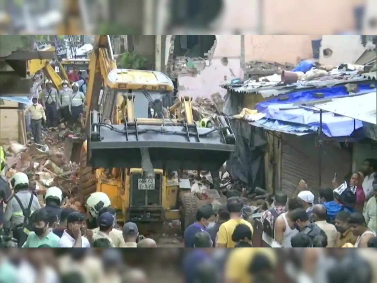 Mumbai Rains: 11 die as residential building collapses, rescue operations on