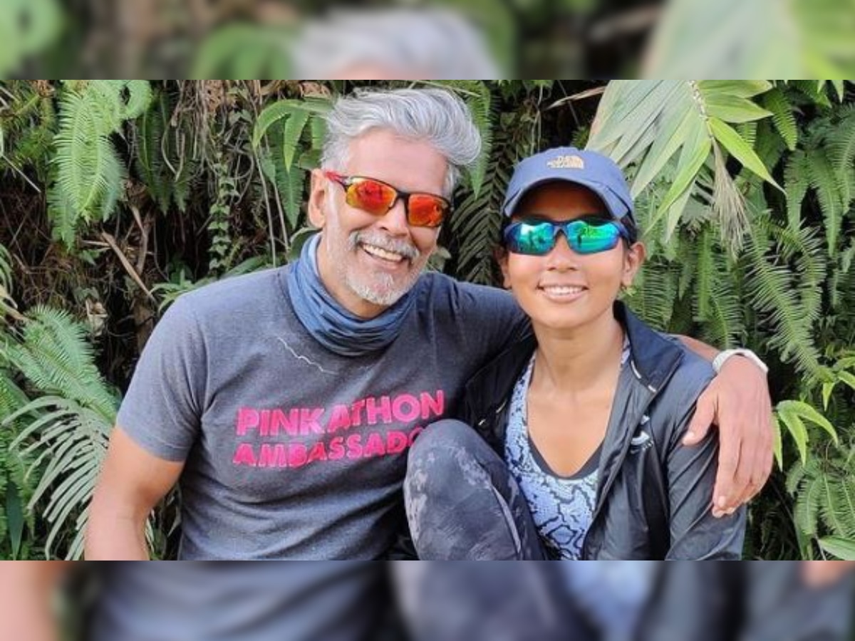 Milind Soman's wife Ankita Konwar gives EPIC reply to user who asked her about having kids