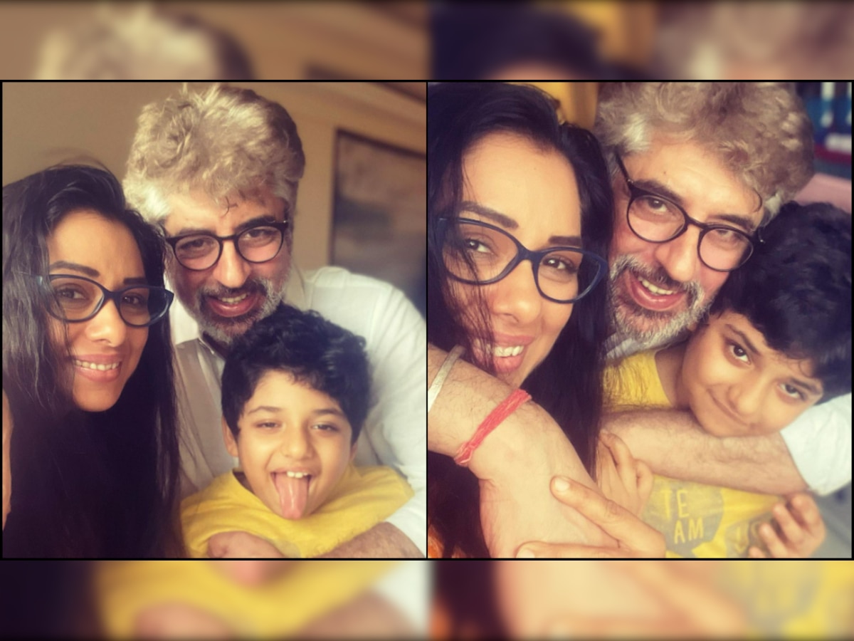 'Anupamaa' star Rupali Ganguly is 'back home with her boys', shares happy moment