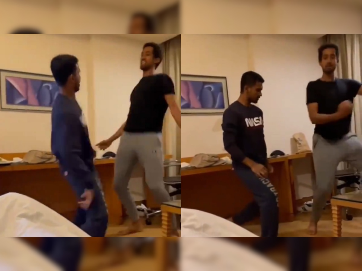 Watch: Punjab Kings' Murugan Ashwin, CSK's Sai Kishore dance on hit song Vainko
