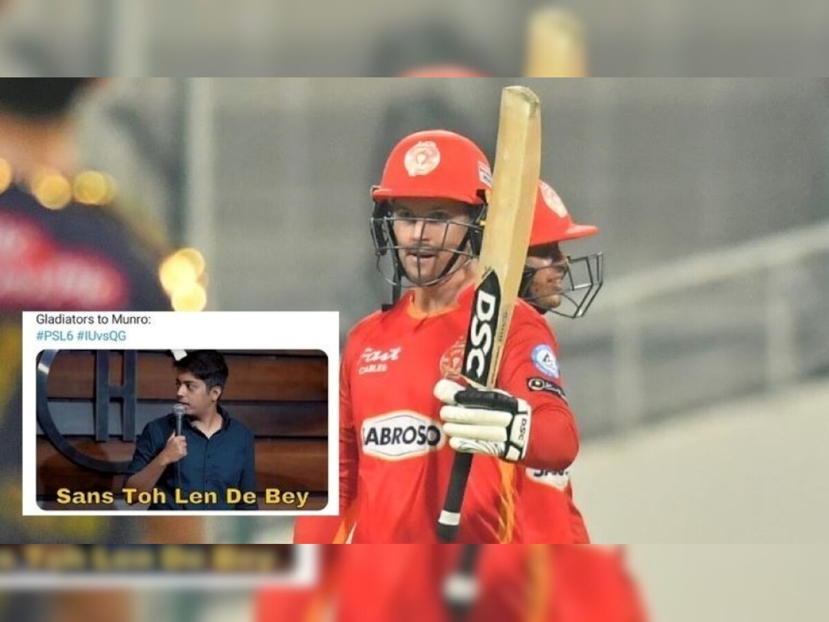 PSL 2021: Twitterati react to Colin Munro's assault as Islamabad United chase down 133 runs in 10 overs