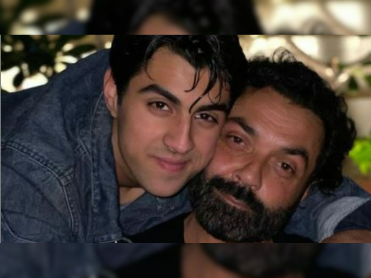 Bobby Deol drops heartwarming photos with son Aryaman wishing him on his birthday, fans call him 'handsome hunk'