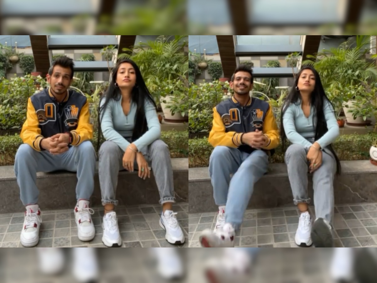 WATCH: Yuzvendra Chahal gives tough competition to wife Dhanashree Verma in viral Footwork Challenge