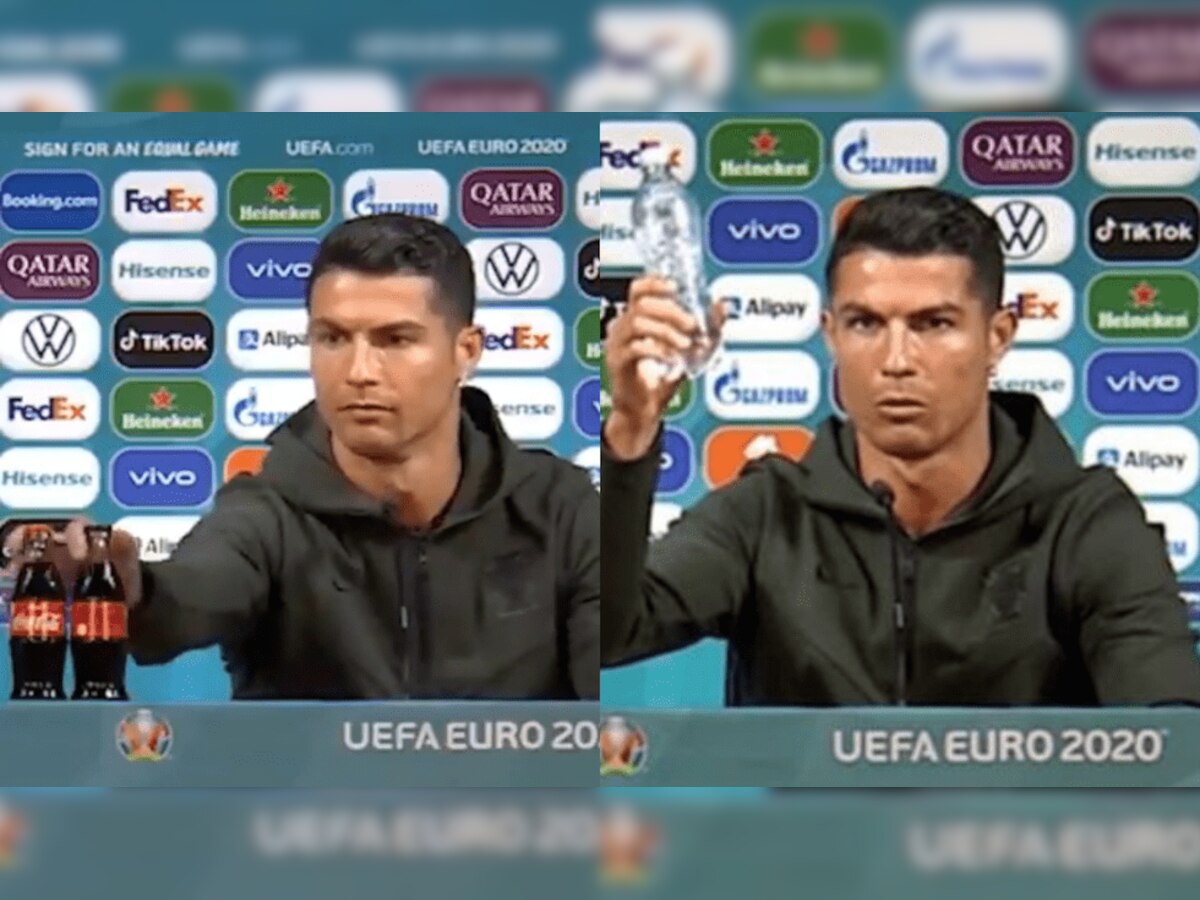 Euro 2020: Netizens dig up old Coca-Cola ad featuring Cristiano Ronaldo, call him hypocrite after press conference act