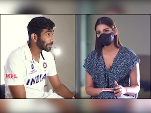 WTC Final: Jasprit Bumrah and wife Sanjana Ganesan's adorable interview goes VIRAL - watch