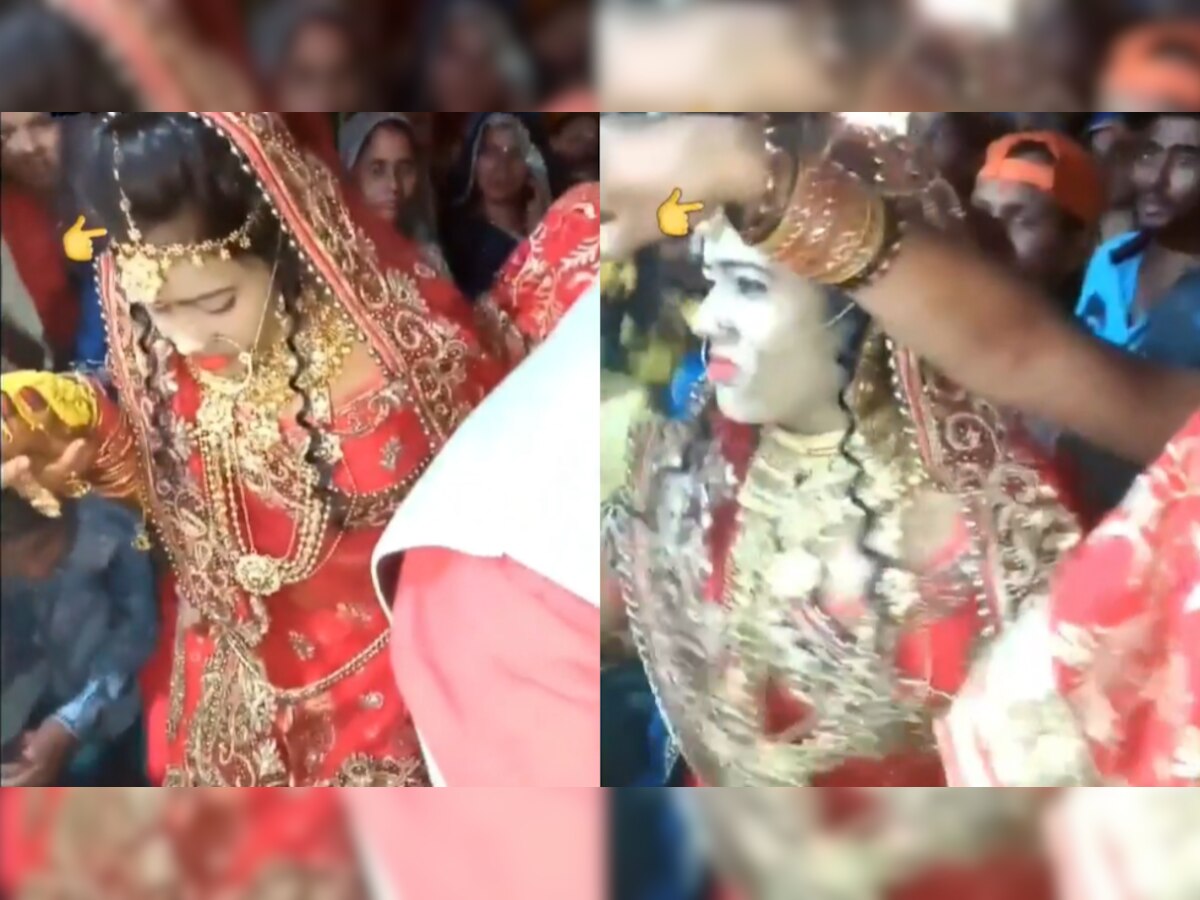 Dulhan ko aaya gussa! Angry bride throws flowers at groom during wedding in front of guests - WATCH viral video here