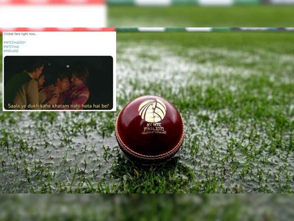 'Yeh dukh kaahe khatam nahi hota': Cricket fans upset as first day's play of WTC final called off due to rain