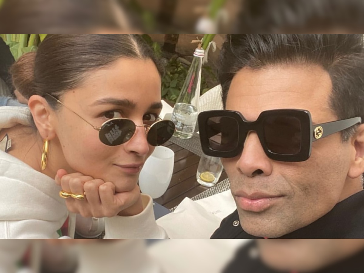 'My beautiful beginning of being a parent': Karan Johar posts selfie with 'baby girl' Alia Bhatt on Father's Day 2021