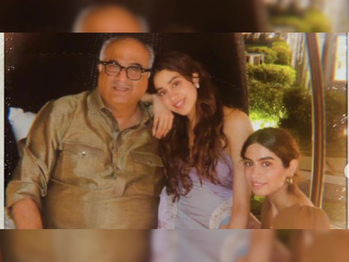 Janhvi Kapoor-Khushi Kapoor write heartfelt message for their 'best man' Boney Kapoor on Father's Day 2021