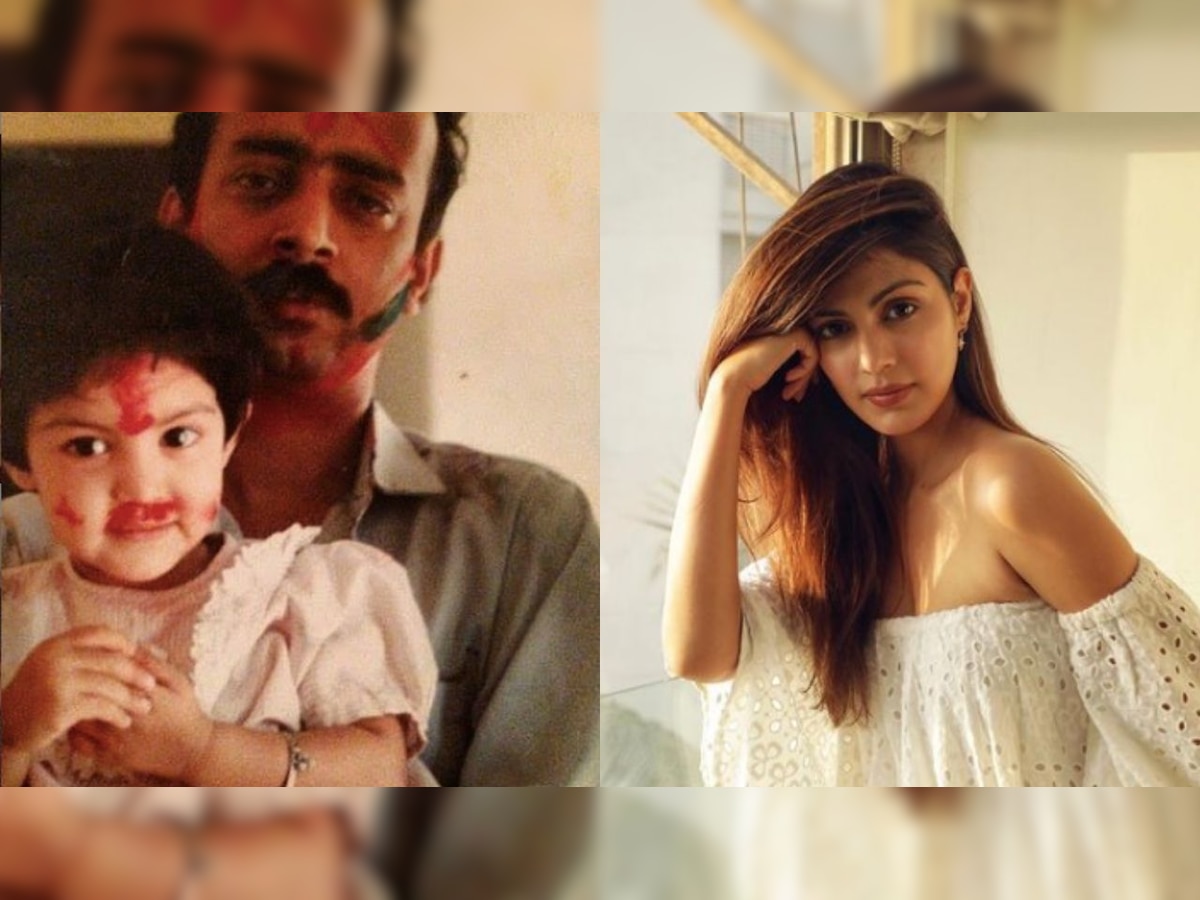 Rhea Chakraborty pens emotional note for her dad on Father's Day, says 'sorry times have been tough'