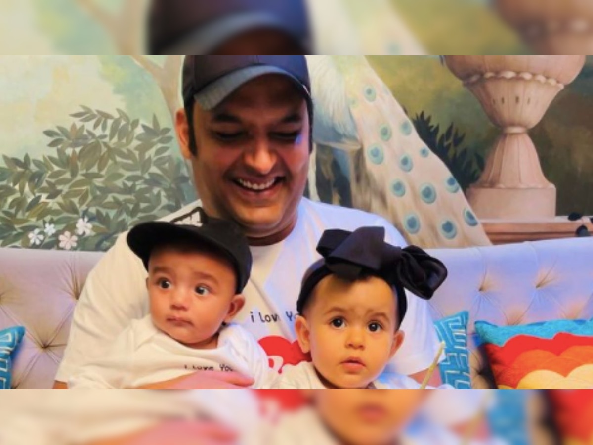 VIRAL! On Father’s Day, Kapil Sharma shares FIRST PHOTO of son Trishaan twinning with sister Anayra