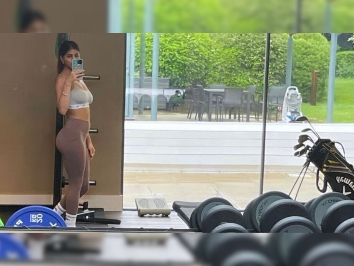 Shah Rukh Khan's daughter Suhana Khan sweats it out in the gym, shares photo flaunting her toned body