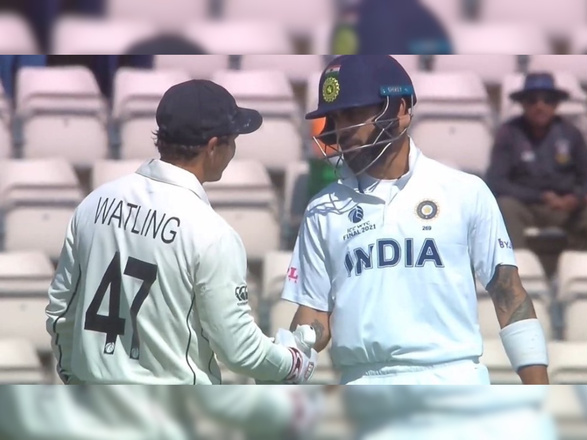 WTC final: Virat Kohli congratulates BJ Watling on last day of his cricket career