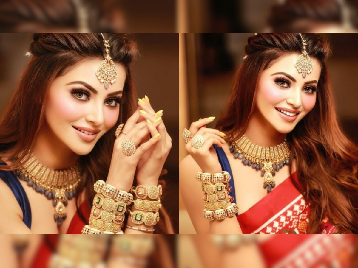 VIRAL PHOTOS! Urvashi Rautela's traditional look worth WHOPPING Rs 58 lakh will leave you in awe